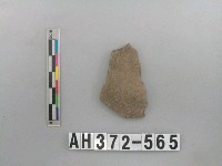 藏品(灰褐色夾砂陶片)的圖片